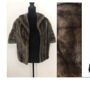 regina glenara by glenoit stole cape jacket faux fur